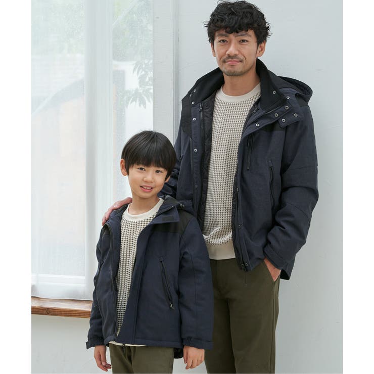 【親子コーデ】中綿防風マウンテンパーカー（110~160cm） | ikka  | 詳細画像23 