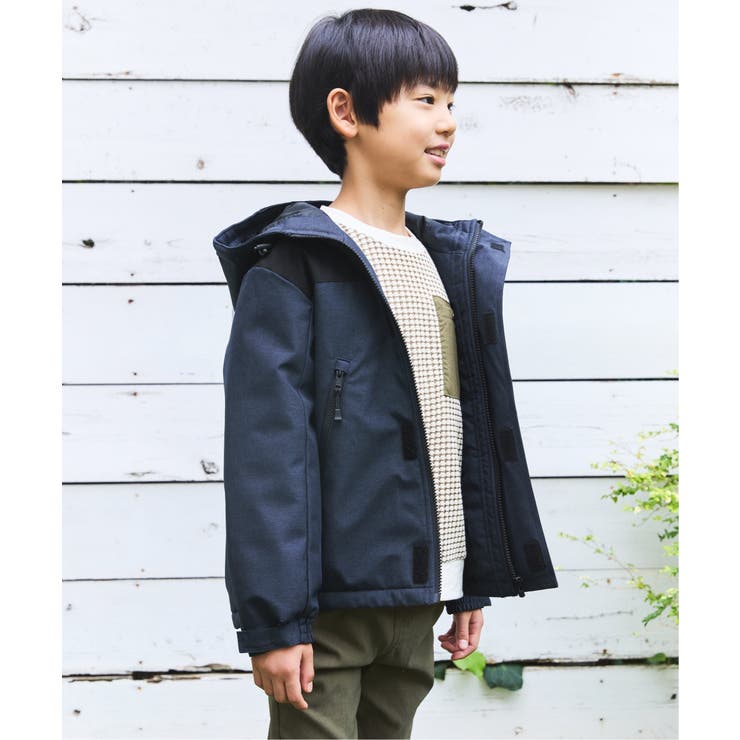 【親子コーデ】中綿防風マウンテンパーカー（110~160cm） | ikka  | 詳細画像3 