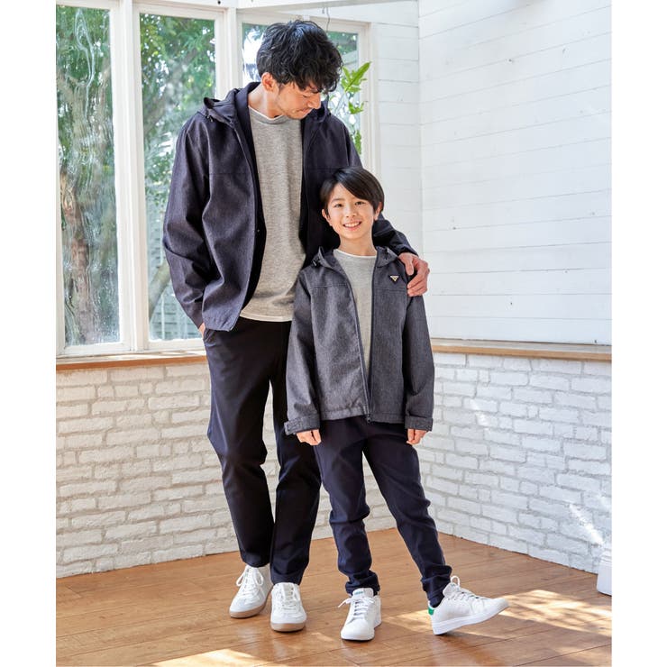 【親子コーデ】メランジマウンテンパーカー（110~160cm） | ikka  | 詳細画像10 