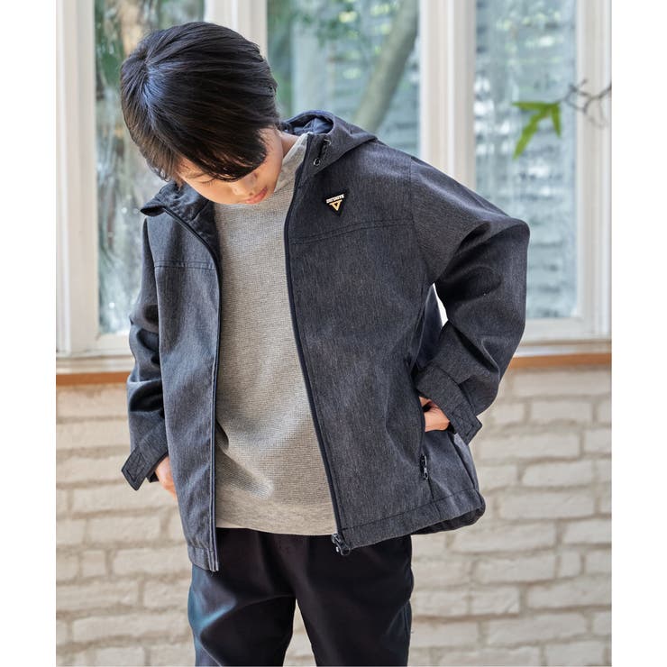 【親子コーデ】メランジマウンテンパーカー（110~160cm） | ikka  | 詳細画像3 