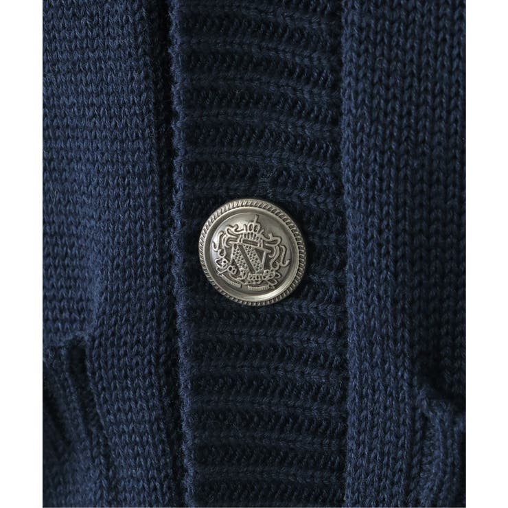 スクールニットショール襟カーディガン（120~160cm） | ikka  | 詳細画像10 