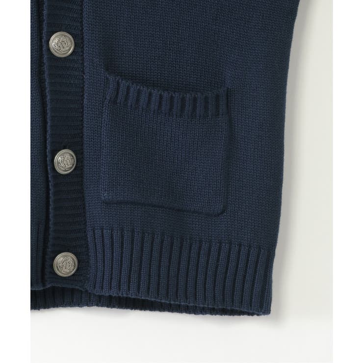 スクールニットショール襟カーディガン（120~160cm） | ikka  | 詳細画像5 