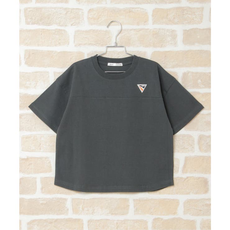 チャコール | 【キッズ】【抗菌】タフBODYワンポイントT（120~160cm） | ikka 