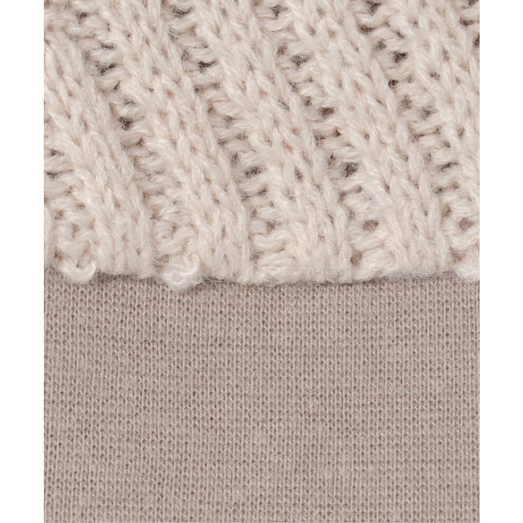 ジャガードニット切り替えトレーナー（120~160cm） | ikka  | 詳細画像8 