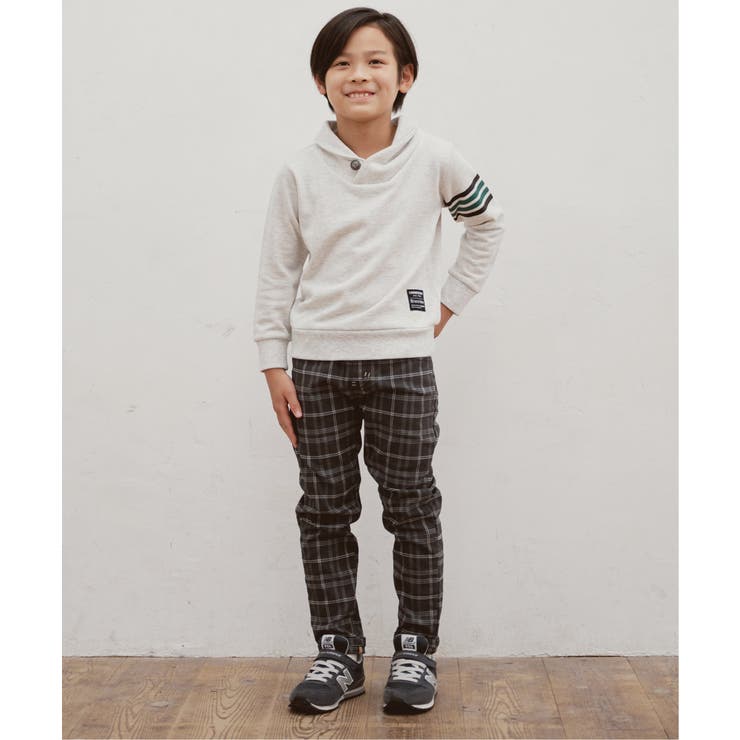 コンチョボタンショール襟トレーナー（100~160cm） | ikka  | 詳細画像15 