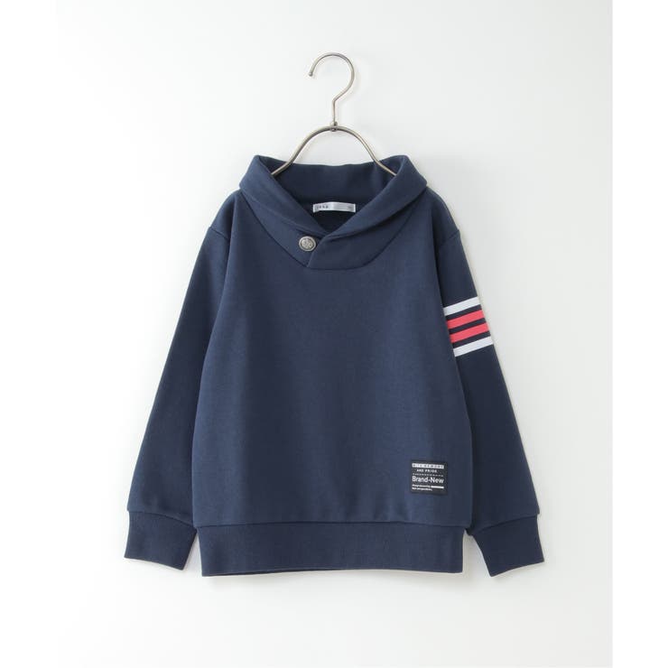 コンチョボタンショール襟トレーナー（100~160cm） | ikka  | 詳細画像2 