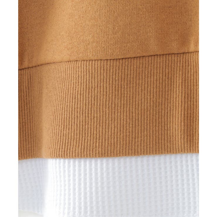 【キッズ】ポケ付き裾レイヤードトレーナー（100~160cm） | ikka  | 詳細画像9 