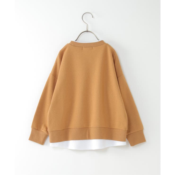 【キッズ】ポケ付き裾レイヤードトレーナー（100~160cm） | ikka  | 詳細画像6 