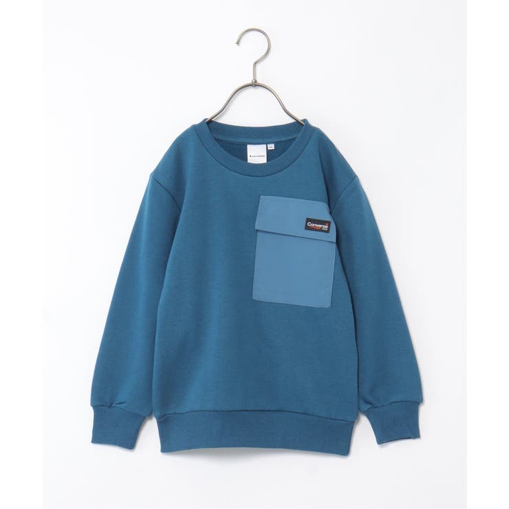 CONVERSE コンバース 胸ポケットトレーナー（130~160cm）[品番