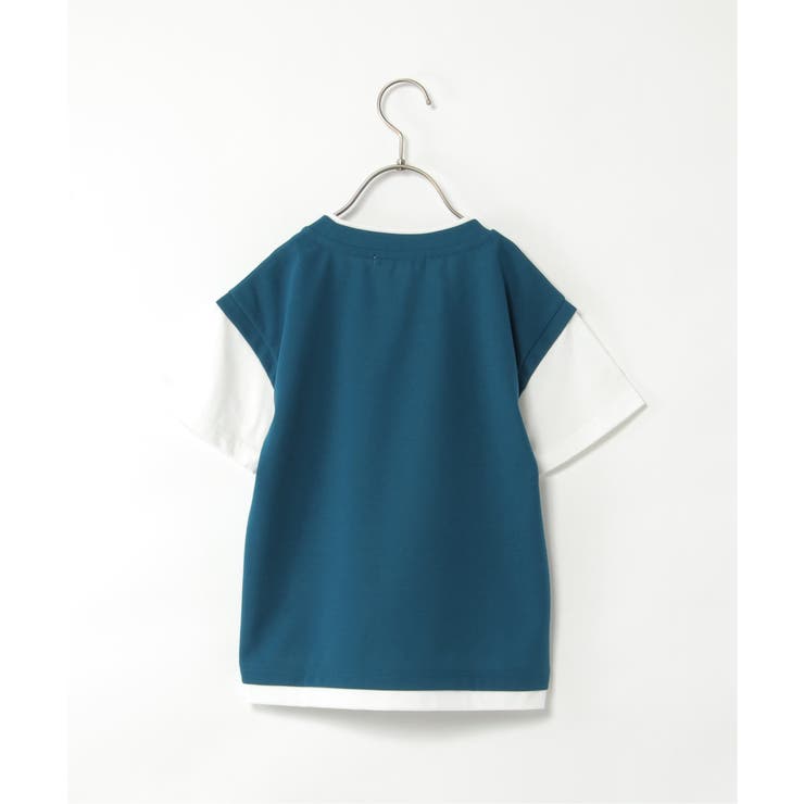 【接触冷感 吸水速乾】フェイクベストレイヤーTシャツ（120~160cm）【親子… | ikka  | 詳細画像9 