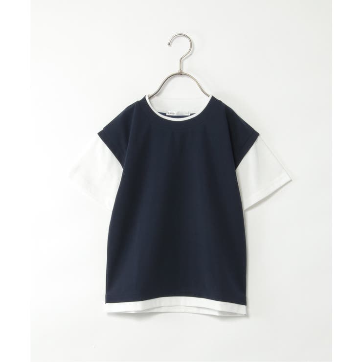 【接触冷感 吸水速乾】フェイクベストレイヤーTシャツ（120~160cm）【親子… | ikka  | 詳細画像15 