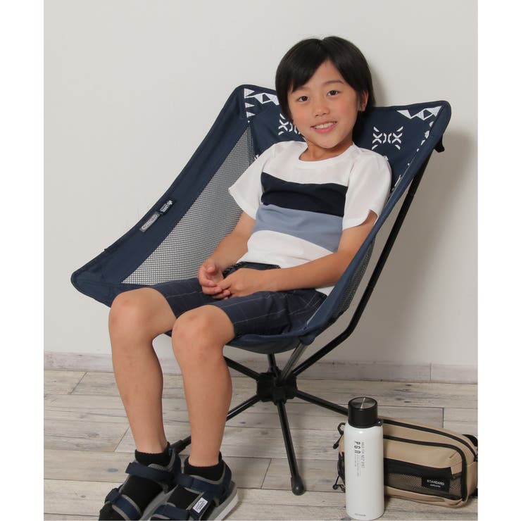 【接触冷感／吸水速乾】横切り替えTシャツ（120~160cm）【親子コーデ】 | ikka  | 詳細画像4 