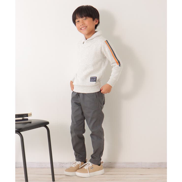 裏起毛袖ラインショールトレーナー（120~160cm） | ikka  | 詳細画像5 