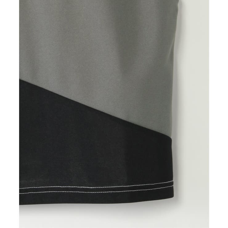 【接触冷感 吸水速乾】速乾COOL斜め切り替えTシャツ（120~160cm）【親… | ikka  | 詳細画像4 