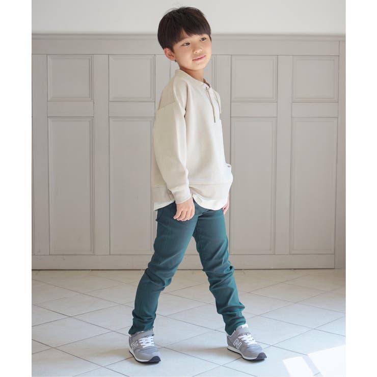 【洗濯機で洗える 親子コーデ】GOKU楽フェイクスエードルーイカラーレイヤードプ… | ikka  | 詳細画像11 