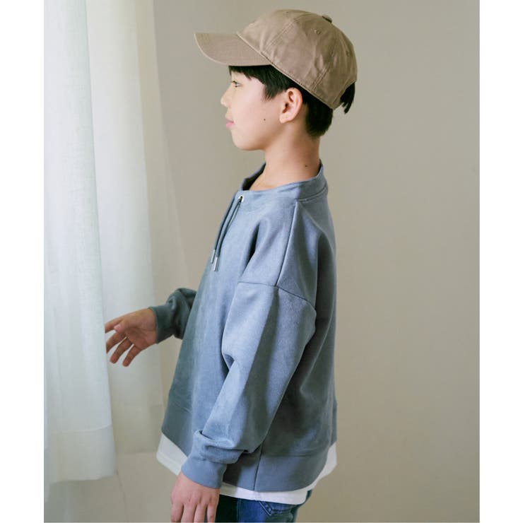 【洗濯機で洗える 親子コーデ】GOKU楽フェイクスエードルーイカラーレイヤードプ… | ikka  | 詳細画像3 