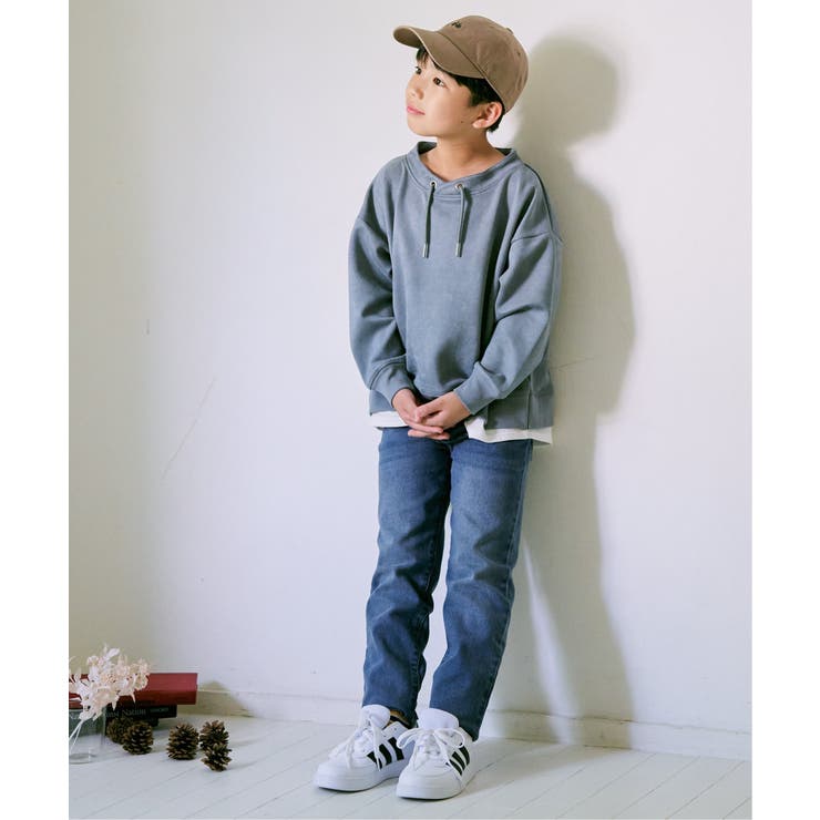 【洗濯機で洗える 親子コーデ】GOKU楽フェイクスエードルーイカラーレイヤードプ… | ikka  | 詳細画像6 