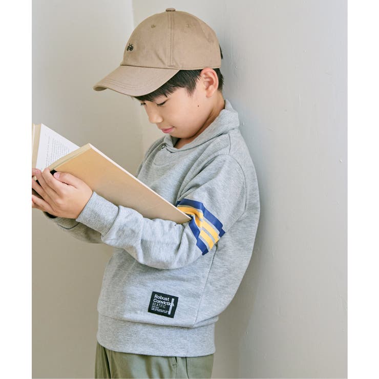 コンチョボタンショール襟トレーナー（120~160cm） | ikka  | 詳細画像8 