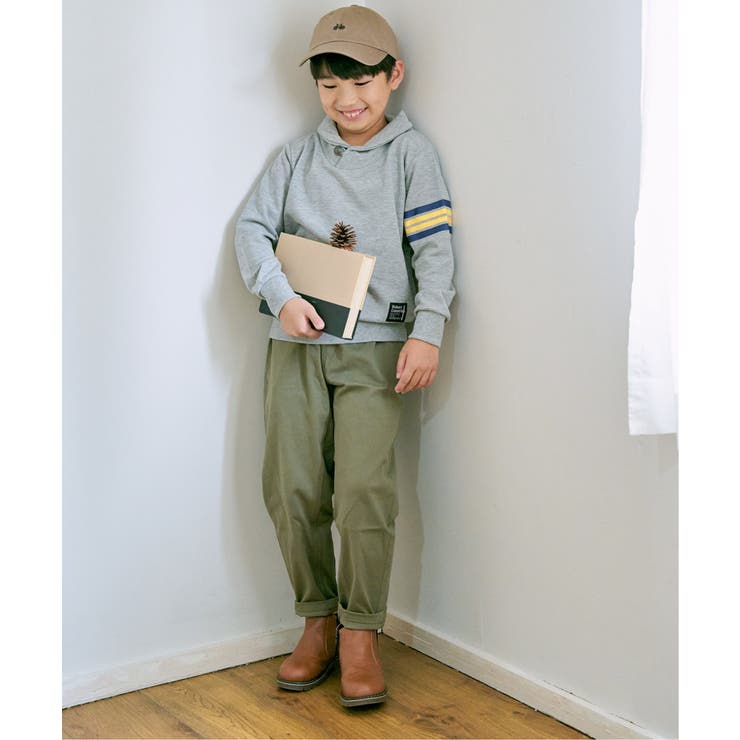 コンチョボタンショール襟トレーナー（120~160cm） | ikka  | 詳細画像9 