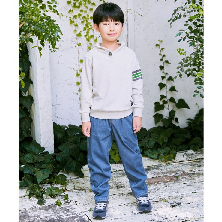 コンチョボタンショール襟トレーナー（120~160cm） | ikka  | 詳細画像19 