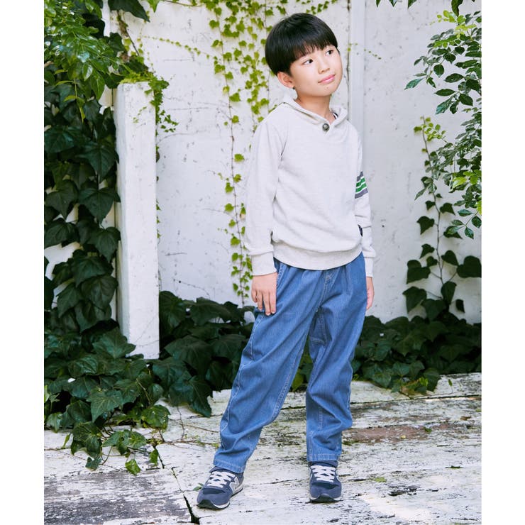 コンチョボタンショール襟トレーナー（120~160cm） | ikka  | 詳細画像20 