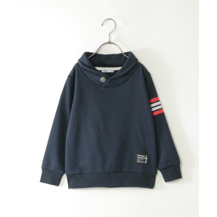 コンチョボタンショール襟トレーナー（120~160cm） | ikka  | 詳細画像22 