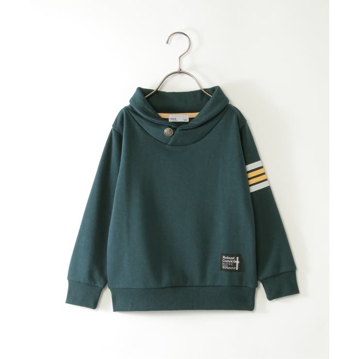 コンチョボタンショール襟トレーナー（120~160cm） | ikka  | 詳細画像35 