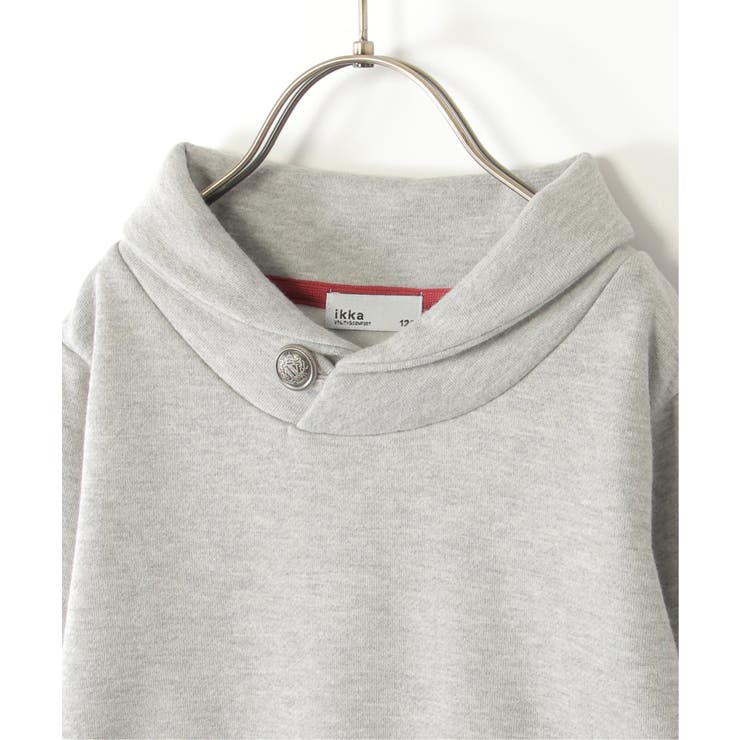 裏起毛袖ラインショールトレーナー（120~160cm） | ikka  | 詳細画像6 