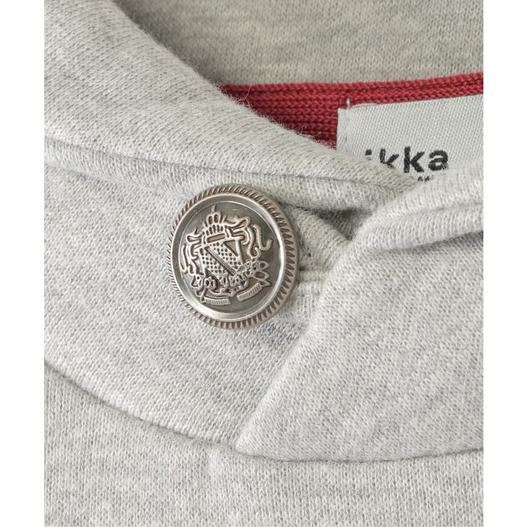 裏起毛袖ラインショールトレーナー（120~160cm） | ikka  | 詳細画像7 