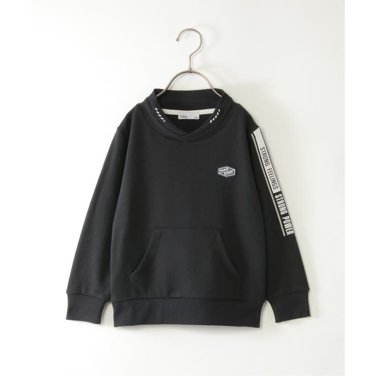 ミニハイネック袖ロゴトレーナー（120~160cm） | ikka  | 詳細画像7 