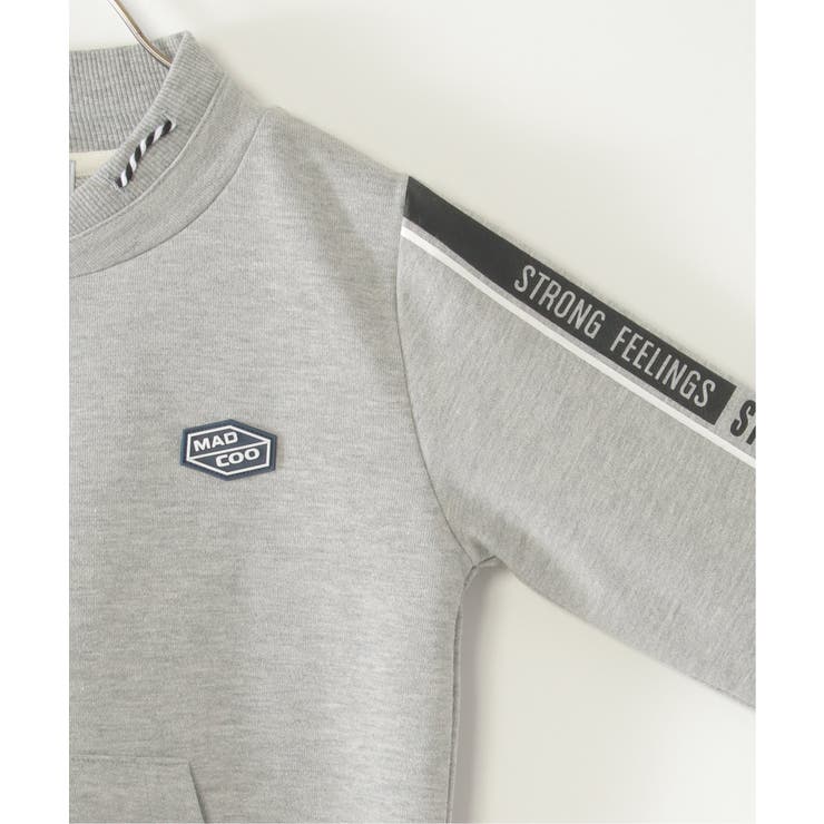 ミニハイネック袖ロゴトレーナー（120~160cm） | ikka  | 詳細画像9 