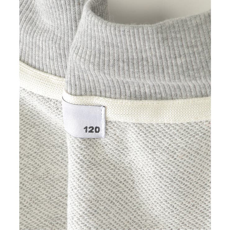 ミニハイネック袖ロゴトレーナー（120~160cm） | ikka  | 詳細画像17 