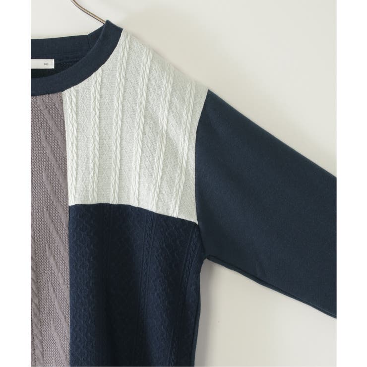 ニットソーブロックストレーナー（120~160cm）  | ikka  | 詳細画像10 