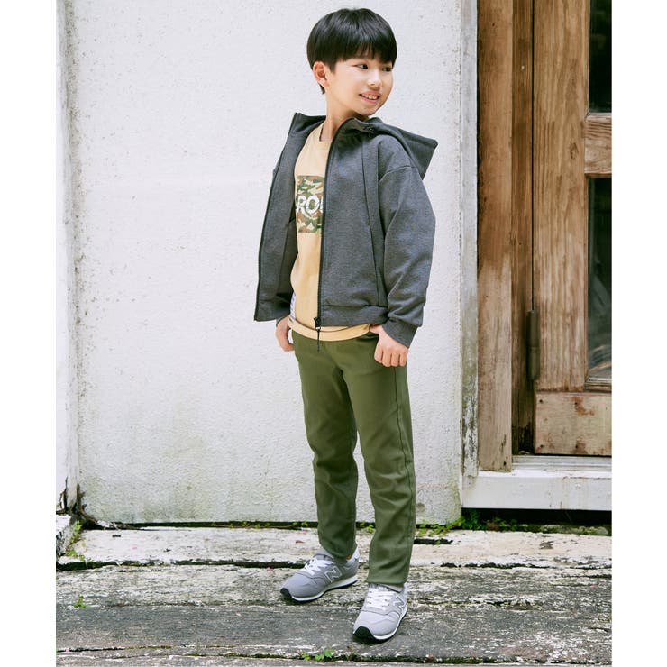 【親子コーデ】テックストレッチパーカー（120~160cm） | ikka  | 詳細画像4 