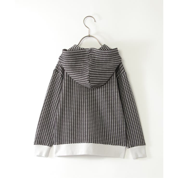 【親子コーデ】ビックワッフルジップパーカー（120~160cm）  | ikka  | 詳細画像2 