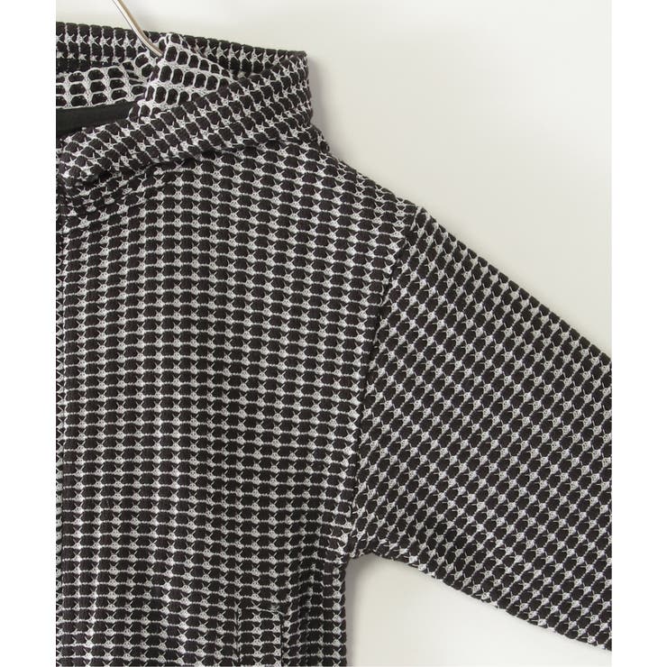 【親子コーデ】ビックワッフルジップパーカー（120~160cm）  | ikka  | 詳細画像3 