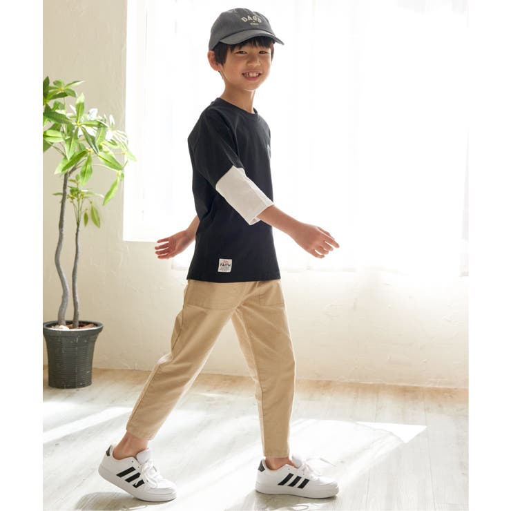 7分袖フェイクレイヤードT（120~160cm） | ikka  | 詳細画像6 