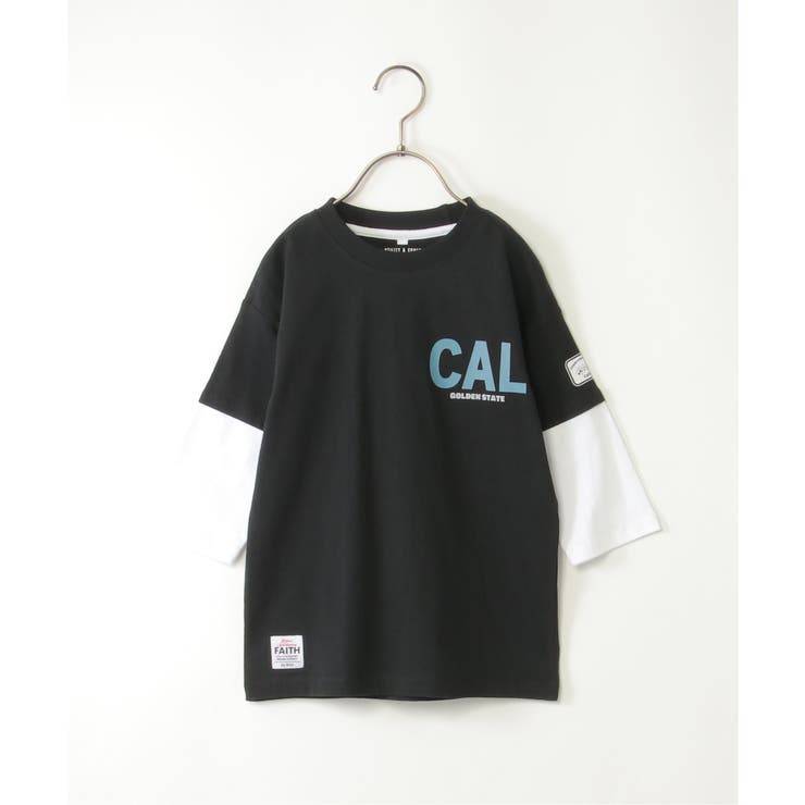 7分袖フェイクレイヤードT（120~160cm） | ikka  | 詳細画像7 