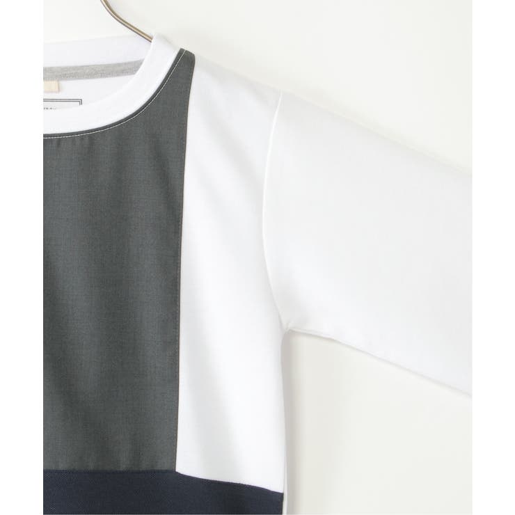 【親子コーデ】7分袖ポンチブロックスT（120~160cm） | ikka  | 詳細画像9 