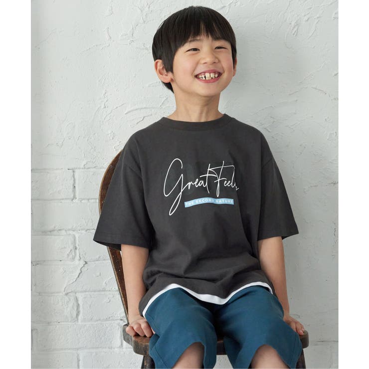 裾レイヤープリントアソートTシャツ（120~160cm） | ikka  | 詳細画像8 