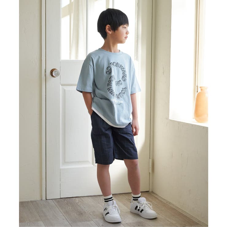 裾レイヤープリントアソートTシャツ（120~160cm） | ikka  | 詳細画像19 