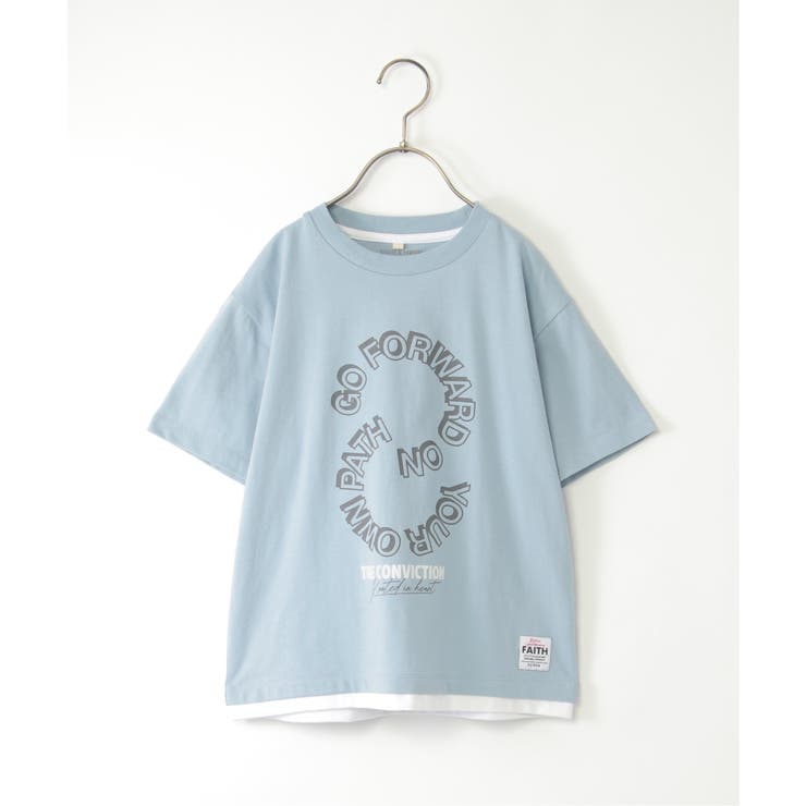 裾レイヤープリントアソートTシャツ（120~160cm） | ikka  | 詳細画像22 