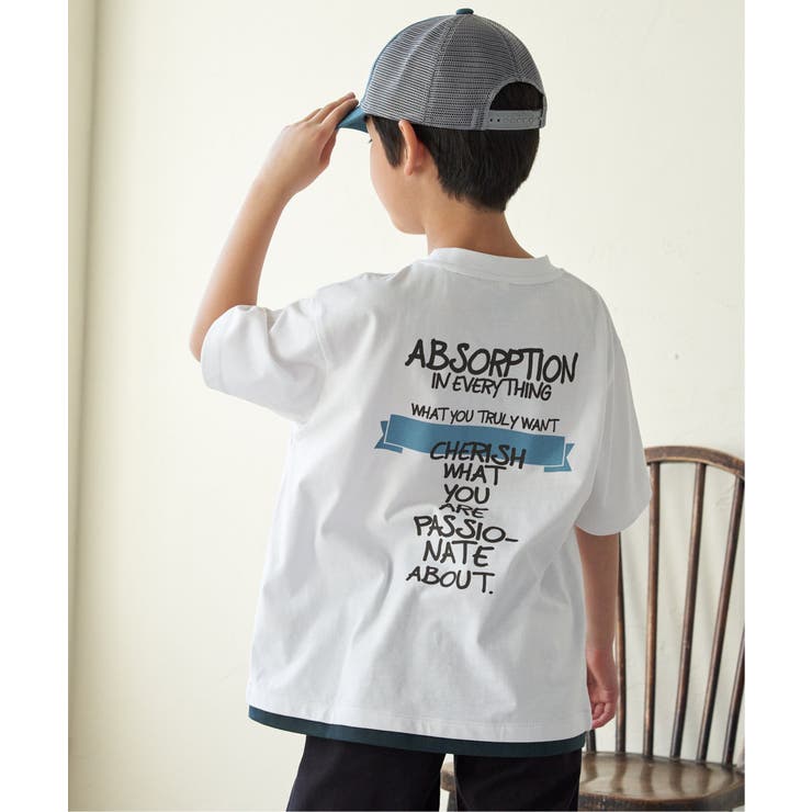 裾レイヤープリントアソートTシャツ（120~160cm） | ikka  | 詳細画像1 