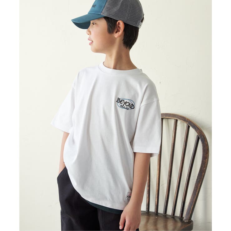 裾レイヤープリントアソートTシャツ（120~160cm） | ikka  | 詳細画像3 