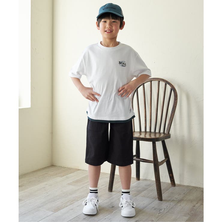 裾レイヤープリントアソートTシャツ（120~160cm） | ikka  | 詳細画像5 