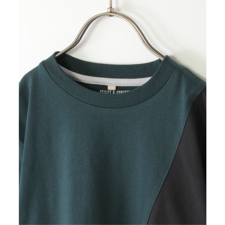 【親子コーデ】斜め切り替えブロックスT（120~160cm） | ikka  | 詳細画像13 