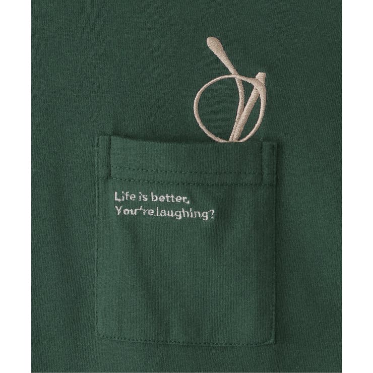 【親子コーデ】メガネポケ裾レイヤーTシャツ（120~160cm） | ikka  | 詳細画像8 