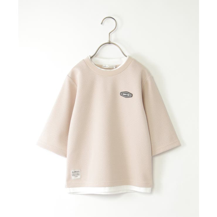 【親子コーデ】パイナップルレイヤード7分袖Tシャツ（120~160cm） | ikka  | 詳細画像8 