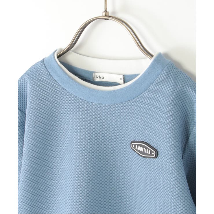 【親子コーデ】パイナップルレイヤード7分袖Tシャツ（120~160cm） | ikka  | 詳細画像13 