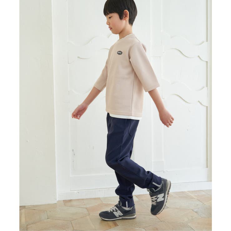 【親子コーデ】パイナップルレイヤード7分袖Tシャツ（120~160cm） | ikka  | 詳細画像4 